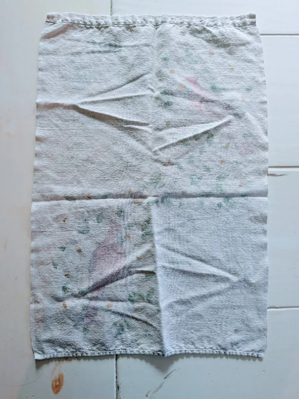 VTG Set of 2 Calendar Tea Towels Linen Cotton 22x15 1991 2009 Cottagecore Farm